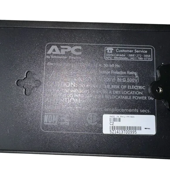 APC C2 Power Filter APC AV C Type 2 Outlet Wall Mount Power Filter 120V - Picture 3 of 4